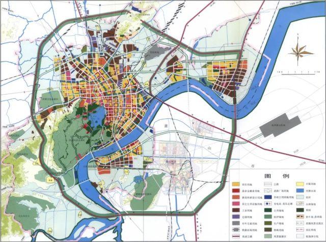 杭州城市总体规划、各个板块发展及房价地图